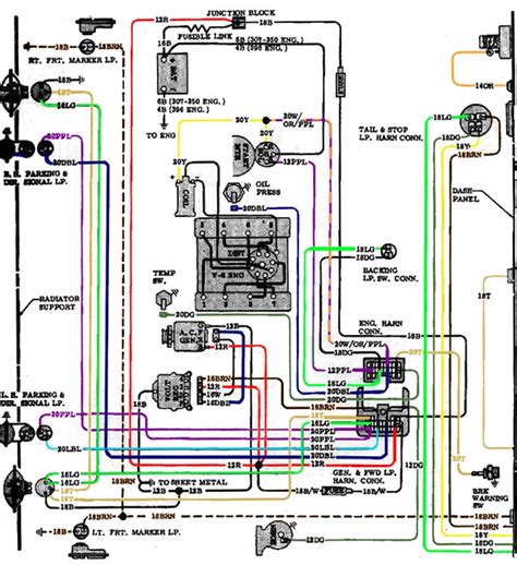 70 chevelle wiring diagram 